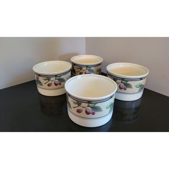(Set of 4) Mikasa Intaglio GARDEN HARVEST Cups CAC29 Stoneware - Picture 3 of 15